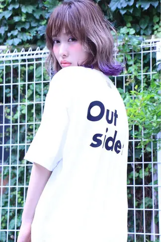 ミディアム mood tatemachiのヘアスタイル