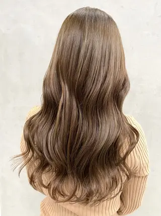 ロング カラー ☀️東京→岡崎☀️ ハイライト青山彪雅のヘアスタイル