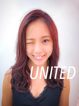 セミロング カラー ヘアアレンジ 💕STANCE 満足仕上げ💕のヘアスタイル