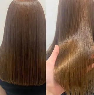 セミロング ボブ/美髪矯正 /佐藤　奈巳のヘアスタイル