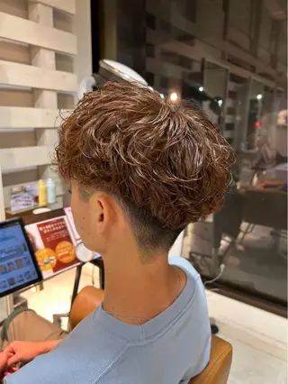 パーマ メンズ ORO豊中店　日向 春喜のヘアスタイル