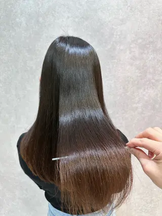 ロング 🔸縮毛矯正/髪質 改善カラー石崎🔸のヘアスタイル