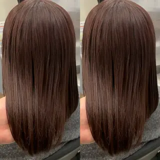 ミディアム ブリーチ無しカラー✨ 美鈴のヘアスタイル