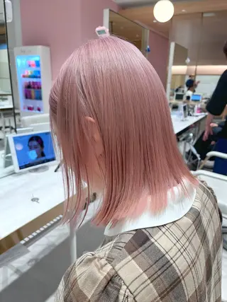 ミディアム カラー レイヤー専門家 ダブルカラー修のヘアスタイル