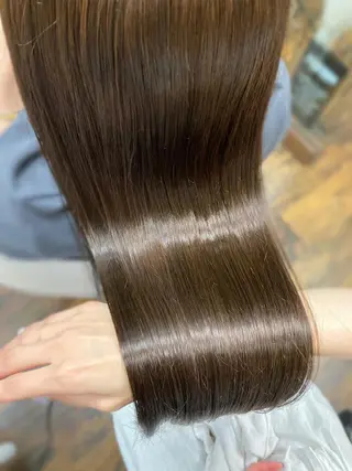 カラー ロング Reflet 新宿/プルエクステのヘアスタイル