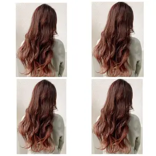 ロング カラー 京都大人女性ショート 徒歩1分/秋山のヘアスタイル