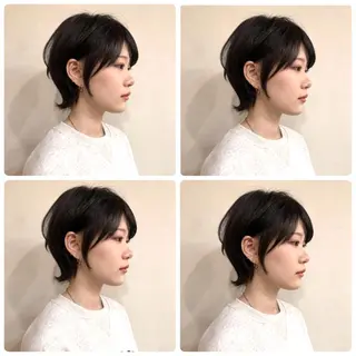 ショート カラー 京都大人女性ショート 徒歩1分/秋山のヘアスタイル