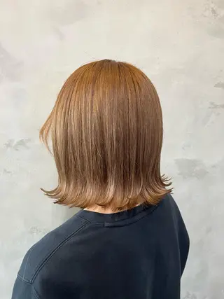 ミディアム カラー Salon de  COCO所属・Yuka /ツヤカラー✨のヘアスタイル