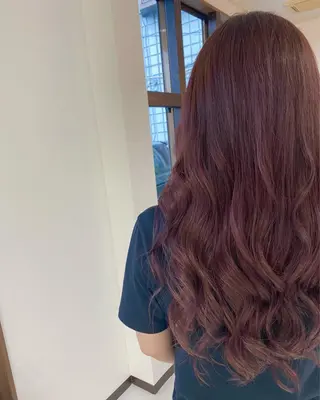 ロング 松本 菜那のヘアスタイル