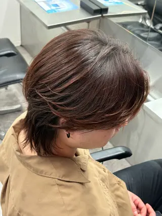 ミディアム カラー パーマ メンズ メンズパーマ特化 🔥韓国ヘア職人🔥のヘアスタイル