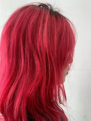 ミディアム カラー ヘアアレンジ THE./ブリーチ 透感カラー/髪質改善のヘアスタイル