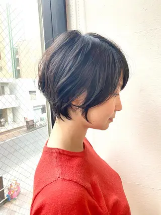 ショート パーマ 会田 渡夢のヘアスタイル