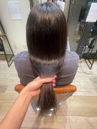 ロング カラー 松尾 遥花のヘアスタイル