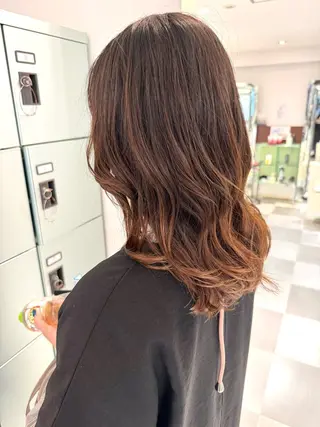 ミディアム パーマ ZENKO表参道店所属・デジタルパーマ 🌀ボブ　萩原　龍のヘアスタイル