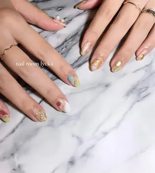 ネイル ﾈｲﾙﾙｰﾑﾘｯｶ 𝐦𝐚𝐲𝐮のネイルデザイン