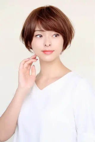 ショート ミモト ユウキのヘアスタイル