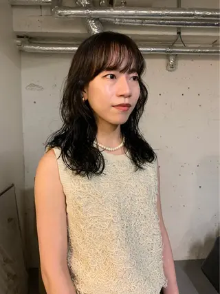 ロング カラー ハッシュカット/ MAYAのヘアスタイル