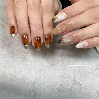 ネイル 𝑡𝑖𝑎𝑚𓂃 きむらゆきののネイルデザイン