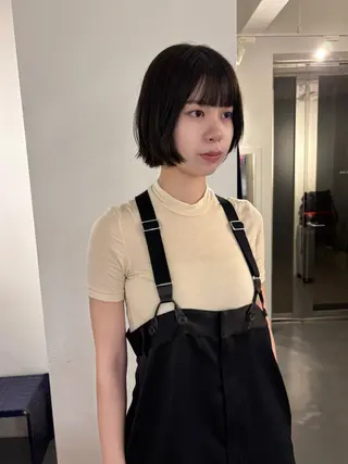 ショート カラー ボブ/似合わせカット /ニュアンスカラーのヘアスタイル