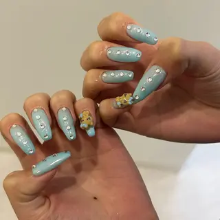 ネイル 🫧飛山琉桜/二条 ネイルアート/束感のマツエク・マツパデザイン