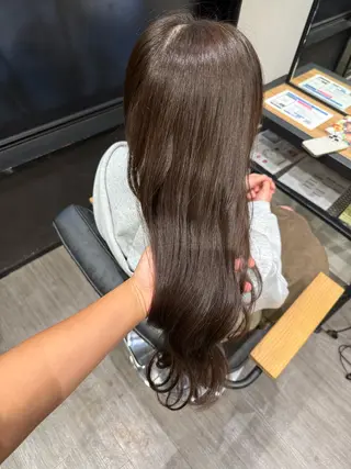 ロング カラー 艶髪レイヤー上田 紗也🇰🇷💗のヘアスタイル