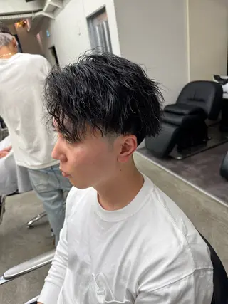 ミディアム パーマ メンズ 💈メンズ特化💈 TASUKUのヘアスタイル