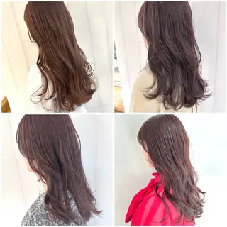 カラー ブリーチなしで透明感 艶カラー【Ryo】のヘアスタイル