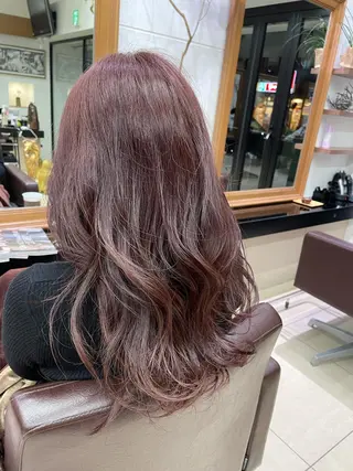 ロング カラー GIFT OMOTESANDO所属・秋月 いなのヘアスタイル