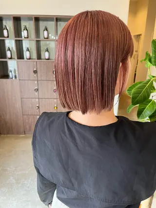 ミディアム カラー ブリーチ⏳艶カラー Natsukiのヘアスタイル