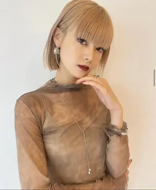 ミディアム AO所属・RISAKO 艶髪モテヘア🎀府中のヘアスタイル