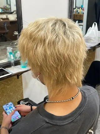 ミディアム メンズ メンズパーマ特化🏆 宮崎健人✨️のヘアスタイル