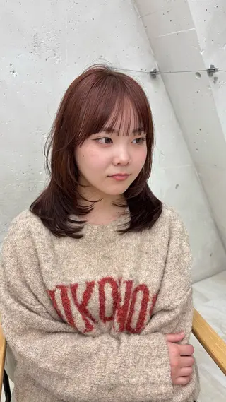 ミディアム カラー ヘアアレンジ VIEWTENJIN所属・✨️期間限定ボブ メニューあり✨️きらのマツエク・マツパデザイン