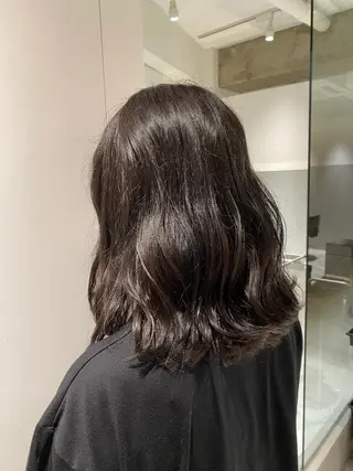 ミディアム カラー ナチュラル/韓国💎 haruka 💎のヘアスタイル