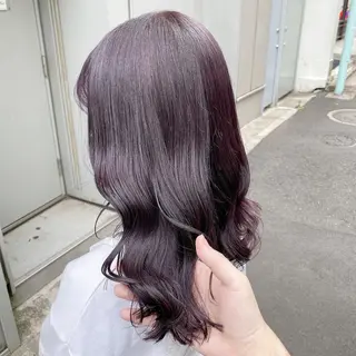 ミディアム カラー 大人っぽ韓国レディ レイヤー🤍渋谷のヘアスタイル