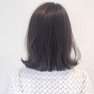 ミディアム カラー The book hand salon所属・伊藤 さやかのヘアスタイル