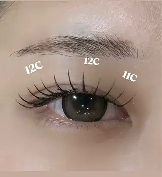 マツエク・マツパ nail＆eyelash Be”Leel 南平岸店【ベリール】所属・こばやし みうのマツエク・マツパデザイン