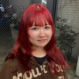 セミロング カラー HIBIKI / ブリーチモデルのヘアスタイル