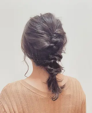 セミロング カラー ヘアアレンジ 【ボブ/個室サロン】 癒し空間mimuraのヘアスタイル