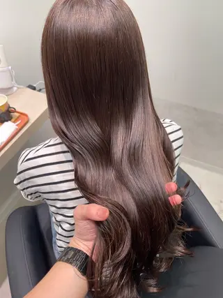ロング 東梅田エリアカラー ヘアセットNo. 1のヘアスタイル
