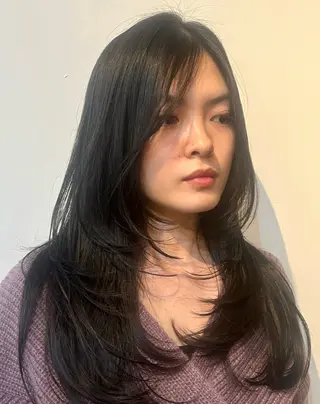 ロング ✂韓国レイヤー 🦋みやび🪽のヘアスタイル