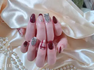 ネイル ネイルサロンAiri 長さ出し·シンプルのネイルデザイン