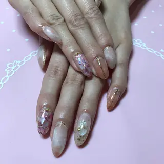 ミディアム ネイル 《LB》ラブリエ Nail&eyeのマツエク・マツパデザイン