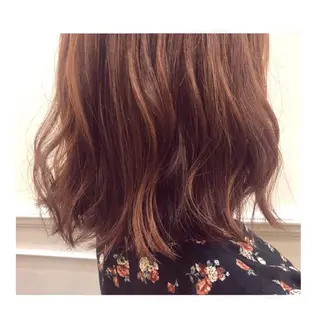 ミディアム ❁⃘ ち だ り さ ❁⃘のヘアスタイル