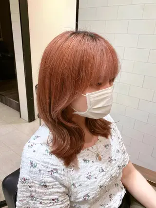 ミディアム 韓国トレンドヘア しゅーやのヘアスタイル