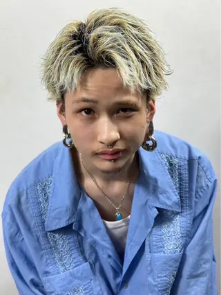 ミディアム メンズ Rukar barbershop所属・工藤 優也のその他イメージ