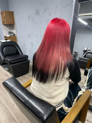 ロング カラー darts所属・マツダ レンのヘアスタイル