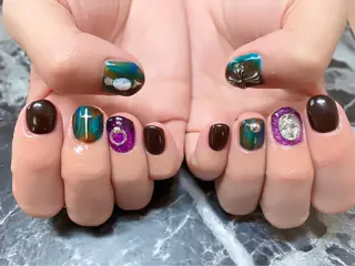 ネイル 菅野 愛花のネイルデザイン