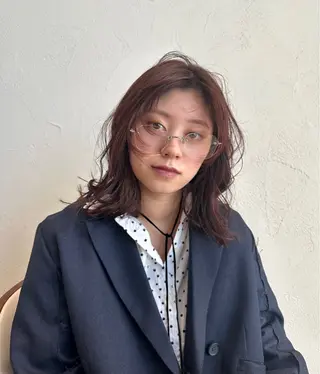 ミディアム カラー Lapis / miyu.のヘアスタイル