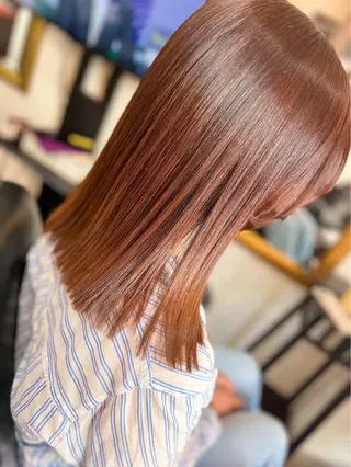 セミロング WiZ所属・艶髪カラー🤍 縮毛矯正🤍RINAのヘアスタイル