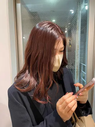 ミディアム カラー uyu所属・♡kyoka /  uyu♡のヘアスタイル